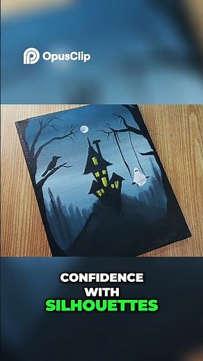 Spooky Halloween Scene: Easy Painting Tutorial for Beginners #acrylicartsacademy #painting