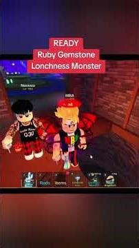 Ready gemstone ruby fish it diamond rod roblox gaming