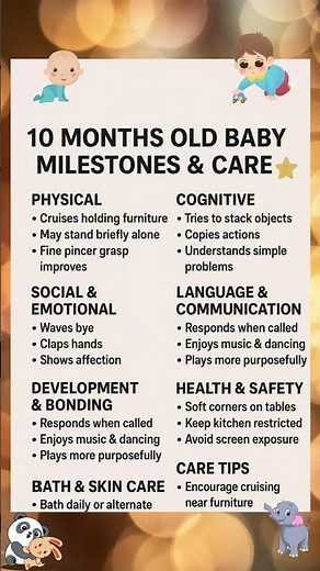 What Happens at 10 Months, Baby Growth, Learning & Care Tip (Must-Know Milestones!)