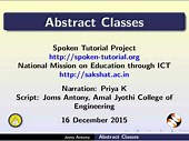 Abstract Classes in English