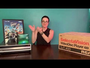 RCA Selectavision Videodisc player unboxing