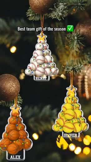 🧑‍⚾✨ Add some baseball spirit to your Christmas tree! Personalize this Acrylic Ornament for the sports lover in your life. Perfect for fans of all ages! 🎁 #SportsChristmas #PersonalizedGift https://dreamlygifts.com/products/baseball-sport-lover-christmas-tree-personalized-acrylic-ornament-289 | Dreamly Gifts Store