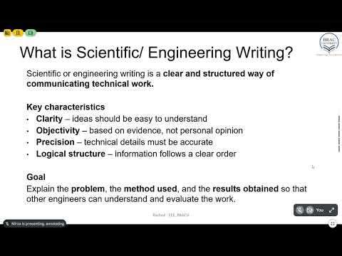Lecture 4: Review of Project Proposal Preparation, Report Writing and Presentation Techniques