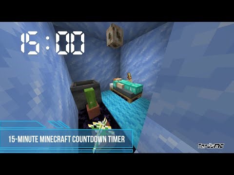 15 Minute Minecraft Countdown Timer with Relaxing Music