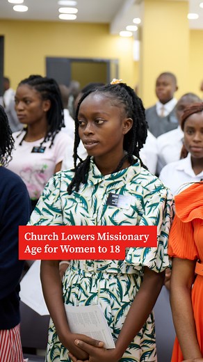 44K views · 2.5K reactions | Church leaders expressed joy and confidence in the young women of the Church after the Friday, Nov. 21, announcement that they can now serve missions beginning at age 18. | Church News | Facebook