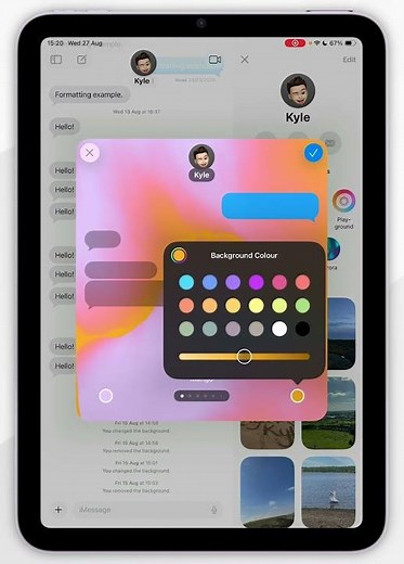 📱 How To Change Messages Background On iPad