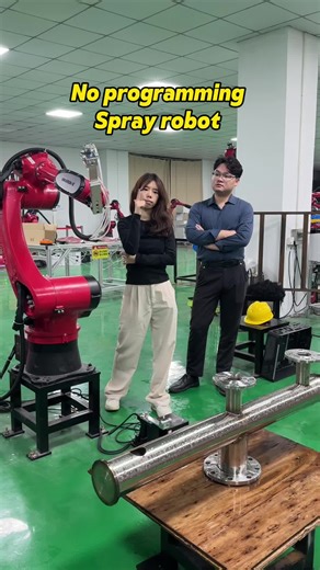 Programming-Free Spray Robot for Industrial Use