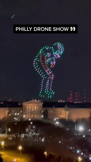 Spectacular Drone Show at 49ers-Eagles Game
