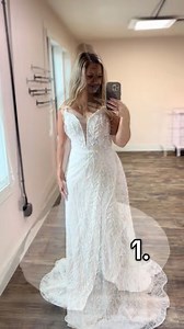Which wedding dress says fall bride to you? 💍✨ #wildrosebridal #bridal #weddingdress #2025bride #fall #fallwedding #wedding #engaged #bridalshop #bridetobe #fyp | Wild Rose Bridal Terre Haute