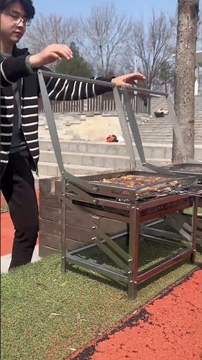 This barbecue grill is perfect for outdoor grilling.