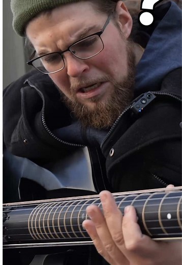 Street Musician's Shocked Reaction to Surprise Guitar Gift