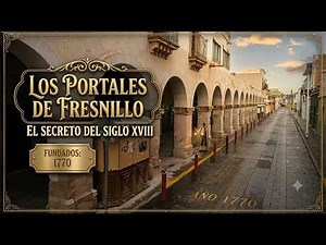 This is the story behind the arcades of Fresnillo, Zacatecas... let's go back to 1770