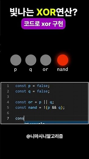 빛나는 XOR 연산?