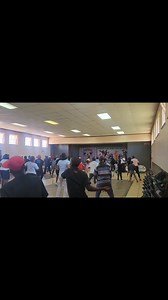 Aerobic session with the community of Tigane prior to the Gender Based Violence (GBV)community engagement led by Special Programmes Unit within ACSR. | North West Department of Arts, Culture, Sport and Recreation