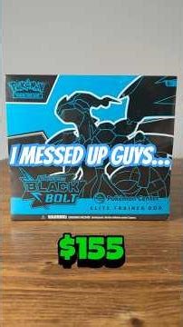 Opening THIS was a mistake... #pokemon #pokemontcg #pokemoncommunity #blackbolt