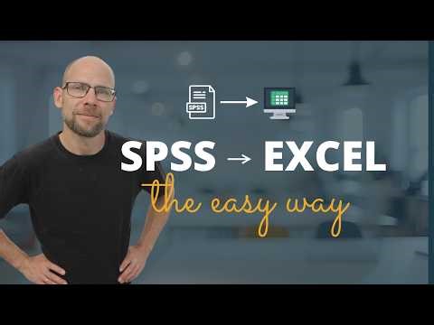 Simple SPSS to Excel File Conversion