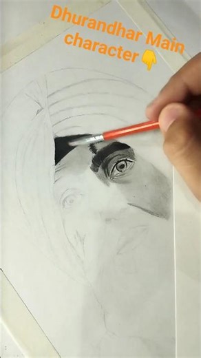 Dhurandhar 2 Jaskirat Singh Realistic Drawing 🔥 #shorts