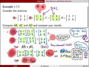 ADM1305 - Linear Algebra - Chapter 1 - Sections 1.6 and 1.7.