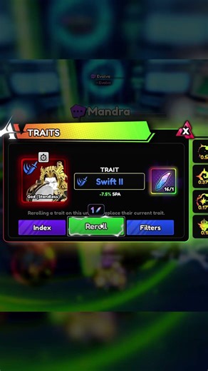 I got MONARCH Dio Over Heaven (Anime Vanguards) #roblox #animevanguards