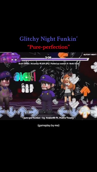 Best SMG4 Mod: Glitchy Night Funkin’ Gameplay