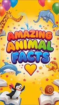 Amazing Animal Facts for Kids 🐠🐌 | Top 10 Incredible Animals | Kids Fun Learning and Education