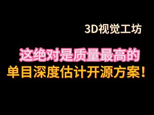 这绝对是质量最高的单目深度估计开源方案！