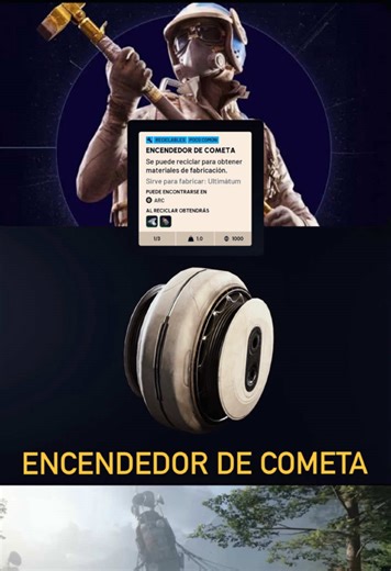 Cómo conseguir el encendedor de cometa en Arc Raiders