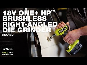 18V ONE+ HP™ Brushless Right-Angled Die Grinder (RDG18C) in action