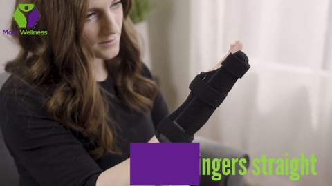 Boxer Fracture Splint - 4th or 5th Metacarpal Splint Hand and Finger Brace - Small / Medium HSA/FSA Eligible - Walmart.com