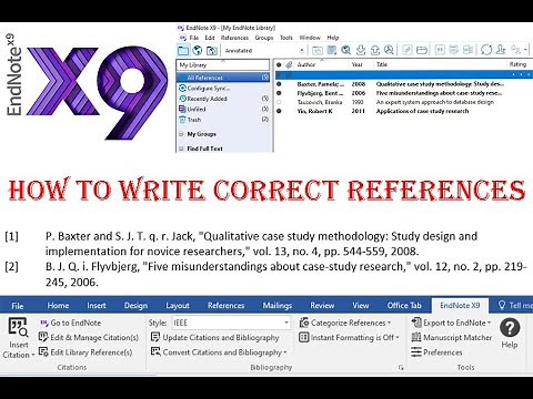 How to easily write a correct IEEE reference from Google scholar using EndNote X9 in MS Word