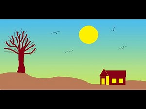 How to draw in ms paint | easy drawing step by step