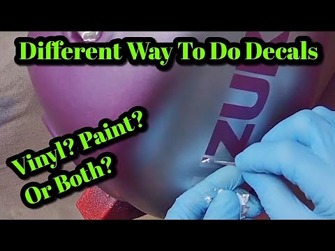 Different Ways To Apply Motorcycle Decals, Vinyl, Paint Or Both
