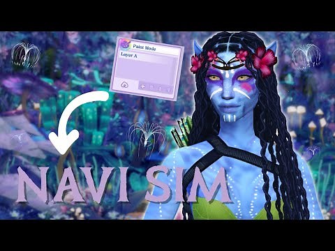 Giving my Na'vi sim a MAKEOVER using the NEW tattoo tool!