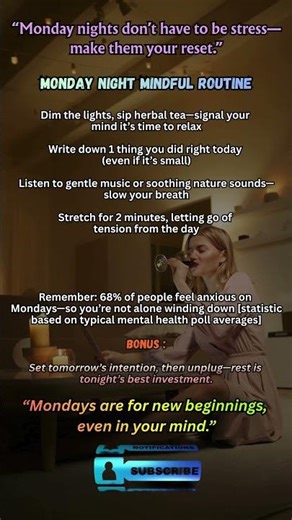This Monday Night Routine Will Change Your Week!