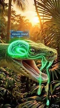 How Snake Venom Works 🐍⚡ Nature’s Biological Injection System Explained #SnakeVenom