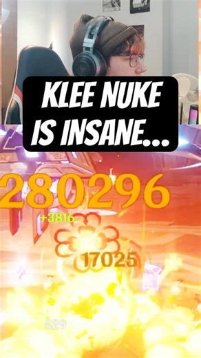 KLEE NUKE IS INSANE! #genshinimpact #genshin #hoyoverse