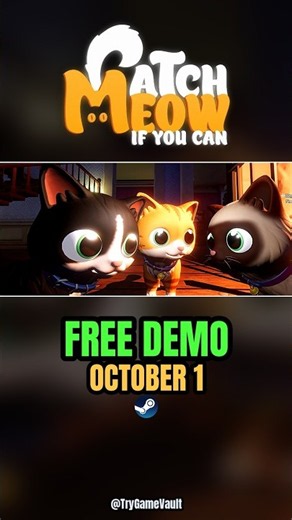 This Co-Op Game Lets You Play As Cats — Free Demo Oct 1 🐱 #steam #viral #gameplay #coop #friendslop