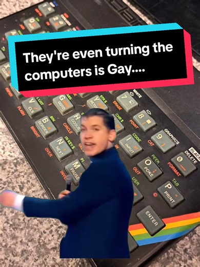 They're even turning the computers Gay. #retrogaming #lgbt #Meme #MemeCut #CapCut