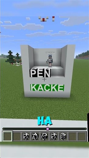 Pen... 😳👉👈 mit @cosimausi und ‪@kluckytv‬ #minecraft #gaming #challenge #fyp #funny