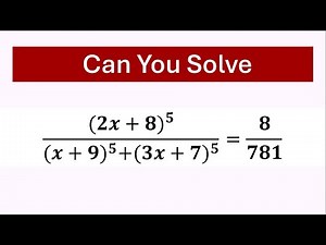 Master Algebra with Rational Equations | Can You Solve?