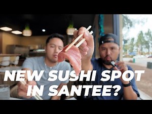 New Sushi Restaurant in Santee: Tsunami Modern Cuisine Full Tour & Taste!