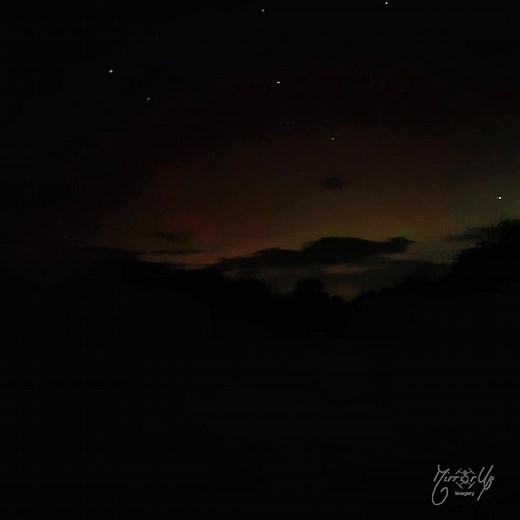 Auroras on the Palouse River, captured by a GoPro time lapse video. | Brett Hogaboam