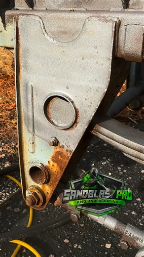 Sandblast Pro on Instagram: "This is what real surface prep looks like when it is done the right way. Heavy rust removed, metal fully exposed, and the frame ready for protection and long term durability. At Sandblast Pro, we do not cover problems. We remove them completely. Our professional sandblasting process restores truck frames by removing rust, corrosion, old coatings, and buildup that can weaken the structure over time. This is the foundation for proper restoration, painting, or protectiv