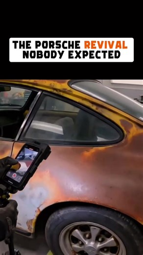 Rusted car repair project - Porsche 901 (1964) full restoration from almost lost to showroom classic. #porschecar #restoration #diycarfix