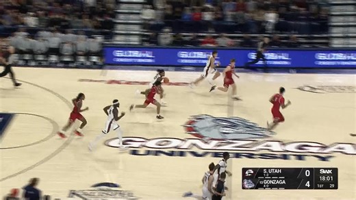 27K views · 450 reactions | Defense  Offense Tyon Grant-Foster HAMMERS the lob from Adam Miller Gonzaga Men's Basketball is on fire | SWX Local Sports | Facebook