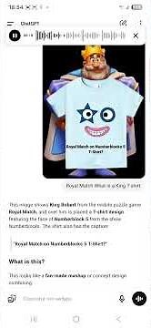Royal Match on Numberblocks 5 T-Shirt ChatGPT #royalmatch #numberblocks