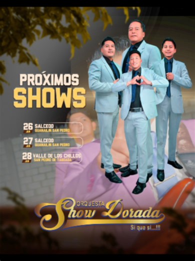 Shows de esta semana en La Gallada y Show Dorada