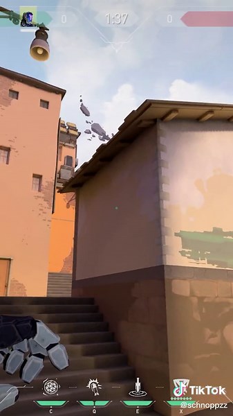 Lineups for defending Ascent as KAY/O #valorant #valorantclips #gaming #KAY/O