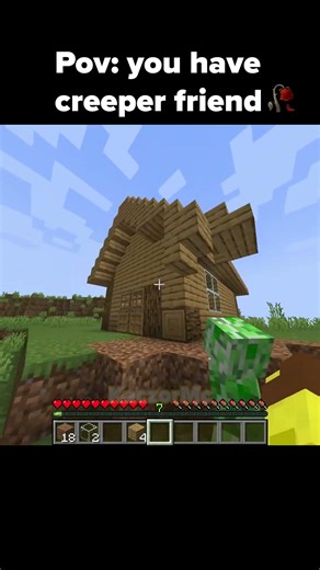 Don't trust creeper😠😠 #minecraft #shorts #minecraftshorts