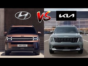 2025 Kia Sorento vs 2025 Hyundai Santa Fe | Midsize SUV Showdown